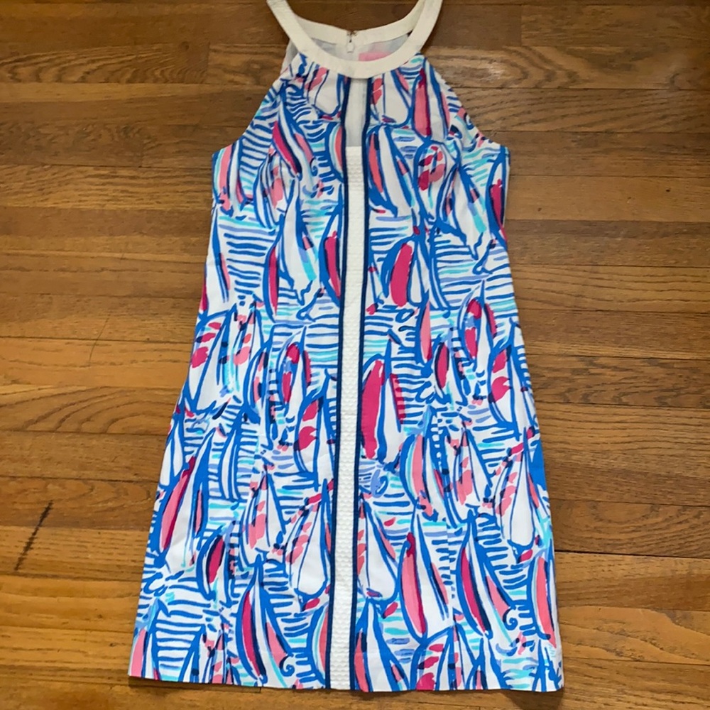 Lilly Pulitzer sailboat print dress size 4
